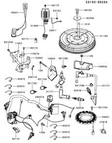 Fx850v-Cs47 Electric Equipment Diagram and Parts List for FX850V-CS47  Cub Cadet Engine
